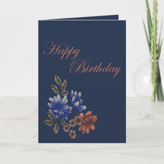 Glückliche Geburtstagsmutter Faltkarte Dankeskarte (Vorderseite)