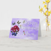 Glückliche Geburtstagsmutter Karte (Gelbe Blume)