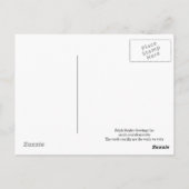 Glückliche Geburtstagspostkarten Postkarte (Rückseite)