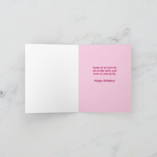 Glückliche Geburtstagsprinzessin Faltenkarte Karte (Innenseite)