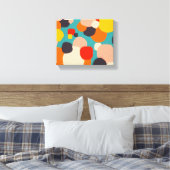 Glückliche Gedanken drinnen Leinwanddruck (Insitu (Schlafzimmer))