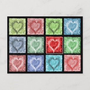 Glückliche Gedanken Postkarte