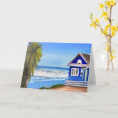 Glückliche Gedanken senden Karte (Gelbe Blume)