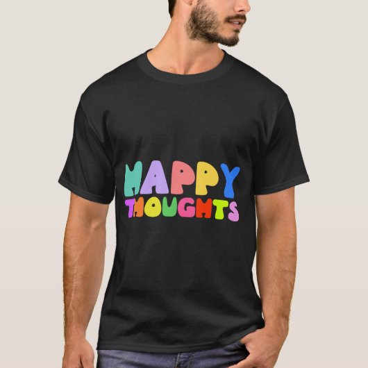 Glückliche Gedanken T-Shirt (Vorderseite)