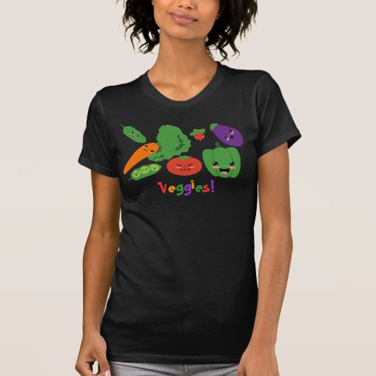 Glückliche Gemüse T-Shirt (Vorderseite)