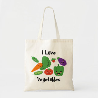 Glückliche Gemüse-Taschen-Tasche Tragetasche