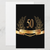 Glückliche Geschenke zum 50. Hochzeitstag (Vorne/Hinten)