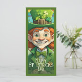 Glückliche Gesichter am St. Patrick's Day (Stehend Vorderseite)