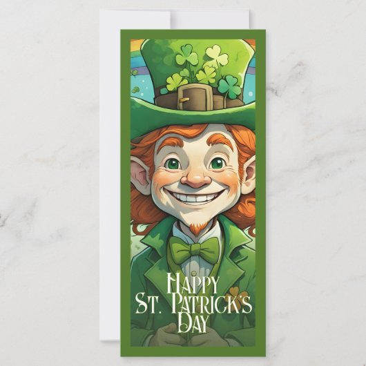 Glückliche Gesichter am St. Patrick's Day (Vorderseite)