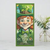 Glückliche Gesichter am St. Patrick's Day (Stehend Vorderseite)