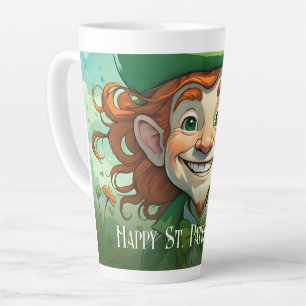 Glückliche Gesichter am St. Patrick's Day Milchtasse