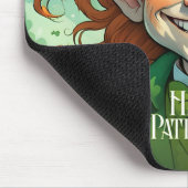 Glückliche Gesichter am St. Patrick's Day Mousepad (Ecke)