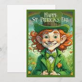 Glückliche Gesichter am St. Patrick's Tag (Vorne/Hinten)