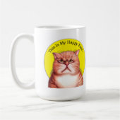 Glückliche Gesichts-Roosevelt-Tasse Kaffeetasse (Links)