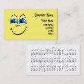 Glückliche Gesichts-Strecke Visitenkarte (Vorne/Hinten)