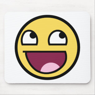 glückliche Gesichts-Tasse Mousepad