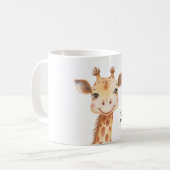 Glückliche Giraffe Kaffeetasse (Vorderseite Links)