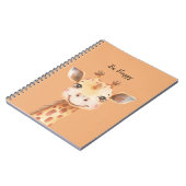 Glückliche Giraffe Notizblock (Linke Seite)