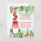 Glückliche Gnome Diese glückliche kleine Gnome Pos Postkarte (Vorne/Hinten)