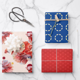 Glückliche Goldfish Umschlagpapier Blätter