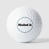 Glückliche Golfbälle von dalDesignNZ (Vorderseite)