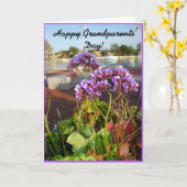 Glückliche Grandeltern Tag Grußkarte Karte (Gelbe Blume)