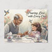 Glückliche Großeltern-Postkarte Postkarte (Vorderseite)