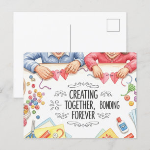 Glückliche Großeltern-Postkarte Postkarte