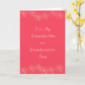 Glückliche Großeltern-Tagesgroßmutter Karte (Gelbe Blume)