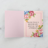 Glückliche Großmutter der Mutter Tages! Karte (Innenseite)