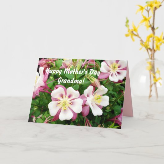 Glückliche Großmutter der Mutter Tages! Karte (Gelbe Blume)