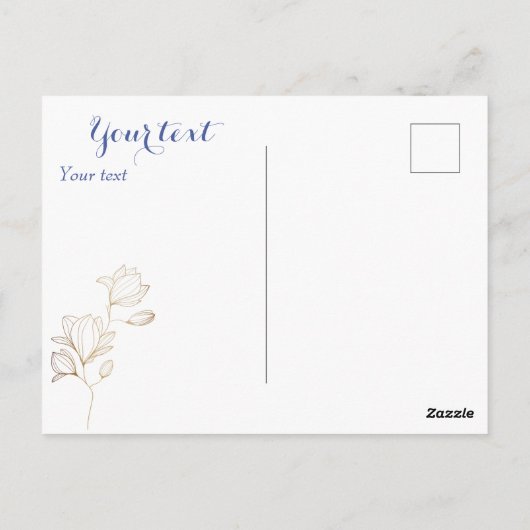 Glückliche Großväter Tag Personalisiert. Postkarte (Rückseite)