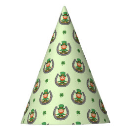 Glückliche Grüne Vibes Partyhütchen