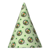 Glückliche Grüne Vibes Partyhütchen (Rechts)