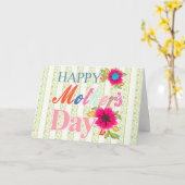 Glückliche gruß-Karte der Mutter Blumentages Karte (Gelbe Blume)