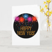 Glückliche Grußkarte für das neue Jahr Karte (Gelbe Blume)