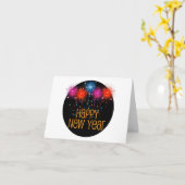 Glückliche Grußkarte für das neue Jahr Karte (Gelbe Blume)