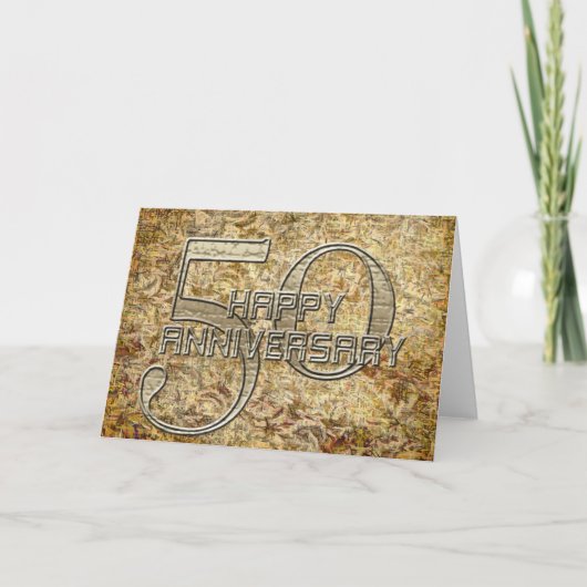 Glückliche Grußkarte zum 50. Geburtstag Karte (Vorderseite)