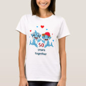Glückliche Haie T-Shirt (Vorderseite)
