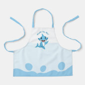 Glückliche Haifamilie Schürze (Vorderseite)