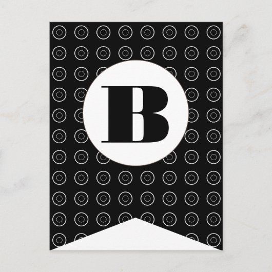 Glückliche Halloween Flag Bunting Banner Post Card Postkarte (Vorderseite)