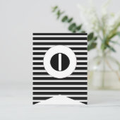 Glückliche Halloween Flag Bunting Banner Post Card Postkarte (Stehend Vorderseite)