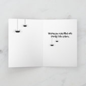 Glückliche Halloween Frankenstein Spider Card Karte (Innenseite)