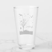 Glückliche Halloween-Gläser Glas (Rückseite)