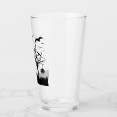 Glückliche Halloween-Gläser Glas (Links)