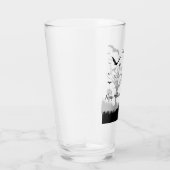 Glückliche Halloween-Gläser Glas (Rechts)