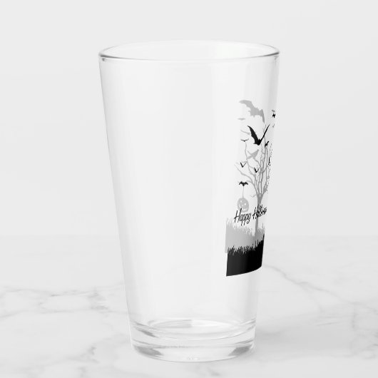 Glückliche Halloween-Gläser Glas (Rechts)