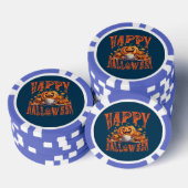 Glückliche Halloween Gruppe glücklicher Jack-O-Lan Pokerchips (Stapel)