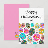 Glückliche Halloween-Grußkarte Dankeskarte (Vorne/Hinten)