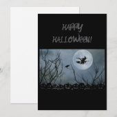 Glückliche Halloween-Grußkarte Feiertagskarte (Vorne/Hinten)